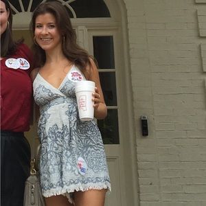 The Jetset Diaries | Blue Romper | XS | comfy & perfect for beach vacation!!! 🏝